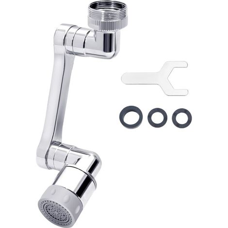 Robinet Extender 1080 Rotatif Anti-éclaboussures Filtre Robinet Pivotant Spray Forkitchen - Deux Modes de débit d'eau (1/5)