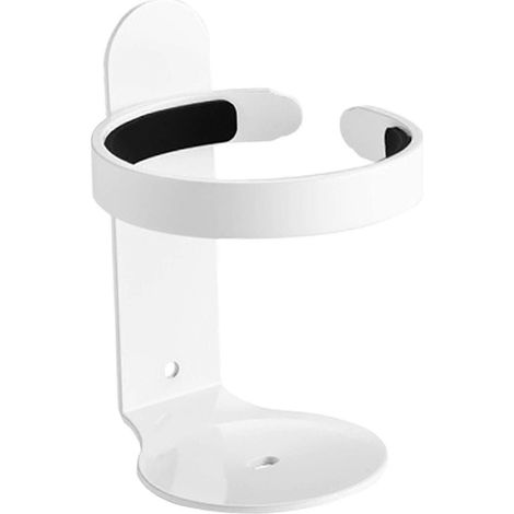 Porte-brosse à dents, support de rangement pour distributeur de shampoing, porte-flacons, rangement pour dentifrice, gain de place, pour salle de bain et cuisine-White (1/5)