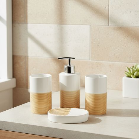 BADfabrik24 Edition One Bad-Set Rimini, 4-teilig, beige