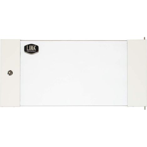 Porte en Verre de sécurité avec Serrure pour Armoire 6U LK1907UGF Gris