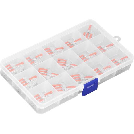 Lot de 15 borniers transparents à connexion rapide et compacte, connecteurs de fils DF-13 (1/5)