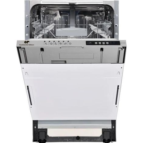 Continental Edison Geschirrspüler Einbaugerät grau silber 10 Maßgedecke (1/3)