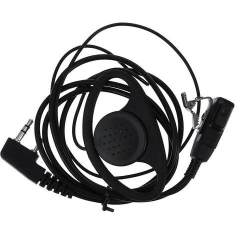 casque d'interphone, talkie-walkie, oreillette radio bidirectionnelle-98x6.8cm-Black (1/3)