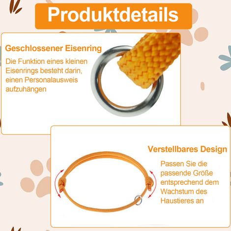 Collier Pour Chiot - Polyester Doux Réglable - Pour Chaton Nouveau-Né Et Petits Animaux - Lot De 12 (1/5)