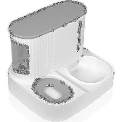 Ensemble distributeur d\\'eau et de nourriture pour animaux de compagnie, distributeur automatique de nourriture pour chat, distributeur automatique d\\'eau et de nourriture pour animaux de compagnie (1/3)