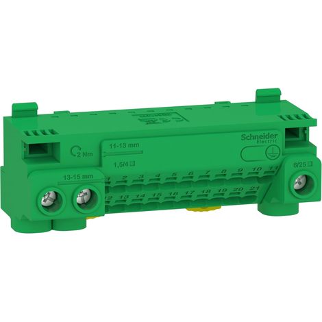 Morset. Iso. terra 24 fori c / n connett. - LGYT1E24