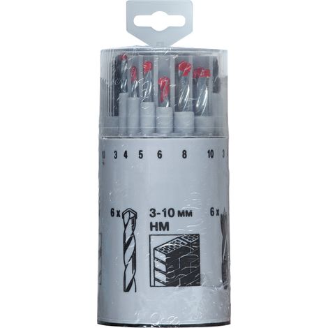 Broca kwb 429690 juego 18 piezas madera metal piedra