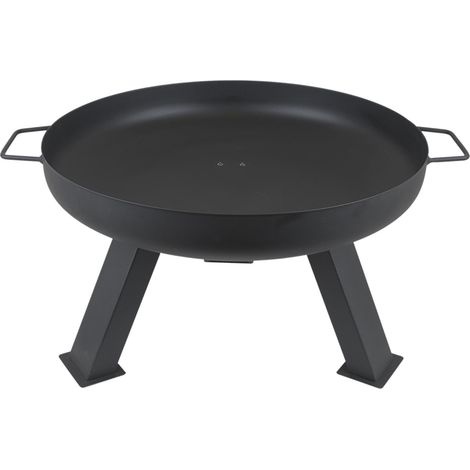 Master Grill&Party Brasero de 60 cm de diámetro, cuenco de metal de acero con asas y 3 patas desmontables, MG440