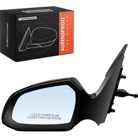 Specchietto retrovisore esterno, design convesso, compatibile con i modelli di city car compatte BA/IA, installazione a sinistra, dimensioni standard, plastica resistente. (1/5)