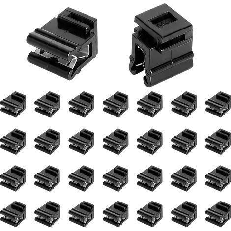Lot de 30 supports de serre-câbles pour voiture, serre-câbles, bord en tôle de 1 à 3 mm, clip de fixation pour câble de véhicule, convient pour l'atelier (1/5)