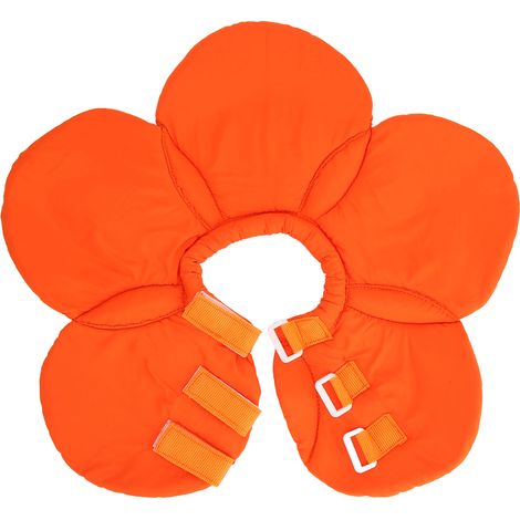 Collier Elizabeth Pour Chat Et Chien - Fleurs De Vache Ajustable Respirant Imperméable - Protection Post Opératoire - Taille S (1/5)
