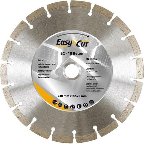 Trennscheibe Diamant EC-18 230x2,4x10x22,23mm CEDIMA (1/2)