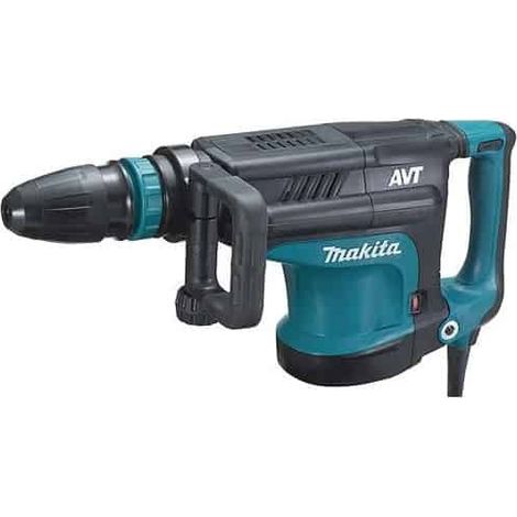 Makita – Marteau de démolition 18 J SDS max – Force de frappe 18 J – Pour béton armé – Technologie AVT anti-vibrations