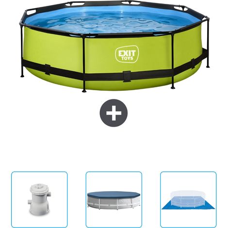 Exit Pool Rund - 300x76 cm - 4-teilig SCB88 (1/4)