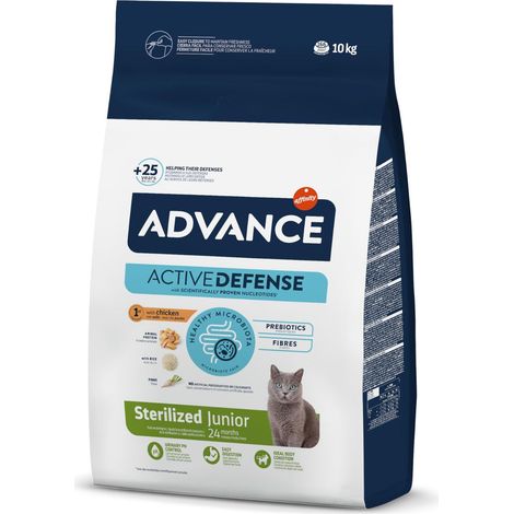 Advance Sterilized Junior - Cibo per Gatti Sterilizzati Junior con Pollo - 10kg (1/5)