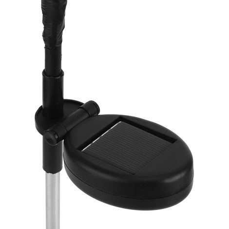 Lot de 2 guirlandes lumineuses solaires à 20 LED en forme de pissenlit, pour la décoration de jardin et de pelouse (lumière chaude). (1/5)