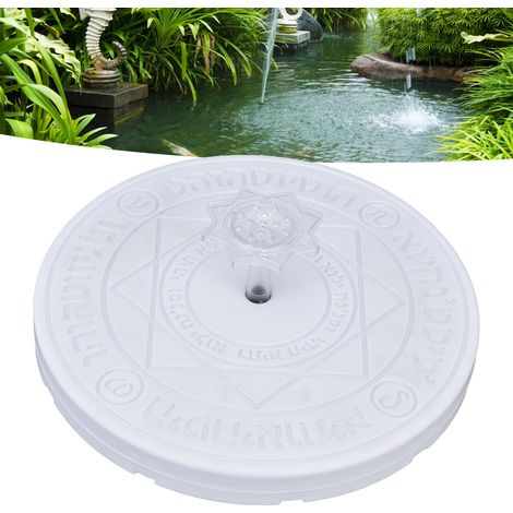 Fontaine solaire LED RGB sept couleurs pour piscine, bassin d'extérieur, étanche, pour cour ou douche. (1/5)