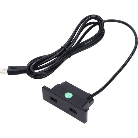 Prise murale USB double 5V pour canapé, lit ou fauteuil inclinable – Chargeur intelligent 2,5 mètres pour meubles (1/5)