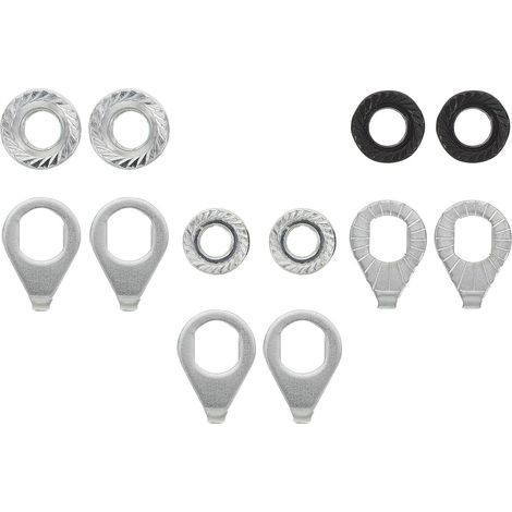 Bike Axle Washer Set M8 M9 5 M10 Carbon Steel Black Anti (1/5)