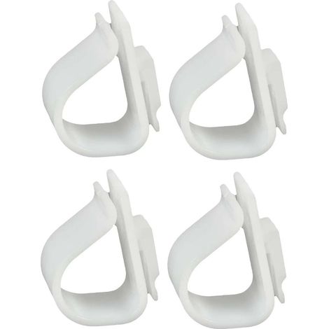 4x crochet plastique pour panneau affichage prix magasin étagère perforé clip