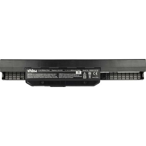 vhbw Akku kompatibel mit Asus K54LY, K84HY, K54L, K84HR, K84HO, K84H, P43F, P43E, K84LY, K84C, K84L, P43JC, P43J Notebook (6600 mAh, 11,1 V, Li-Ion) (1/5)
