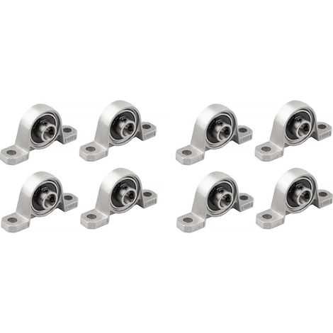 8 Stück Lagergehäuse Flanschlager 10mm KP000 Kugellagerblock Stehlager für Ersatzteile für 3D-Drucker() (1/5)