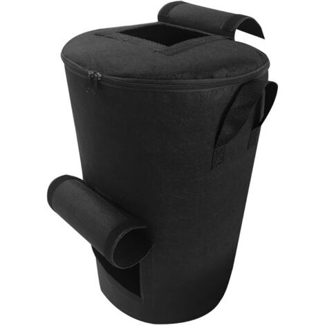 HOXILEELEO - Sac à compost non tissé 35 x 60 cm – 1 pièce – Conception hermétique pour une fermentation rapide – Ouverture facile par Velcro (1/5)