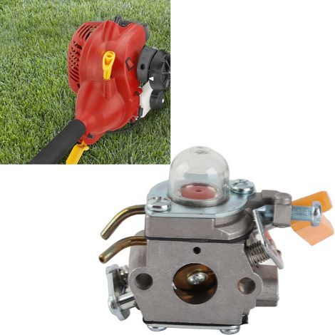 Carburateur De Moteur 308054003 Carburateur De Tondeuse À Gazon Moteur En Métal Carb Tondeuse À Gazon Outil De Jardinage Extérieur Remplacement Pour Ryobi Homelite 26cc 30cc (1/5)