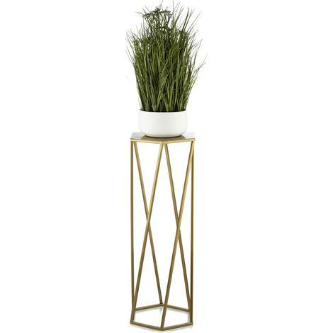 Support pour plantes doré, 70 cm (1/5)