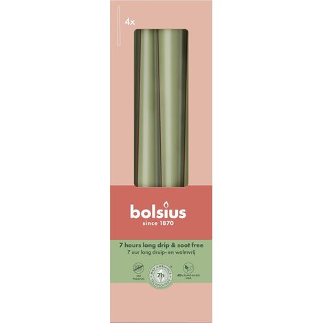 BOLSIUS Spitzkerzen 4er Karton - 8 Stück