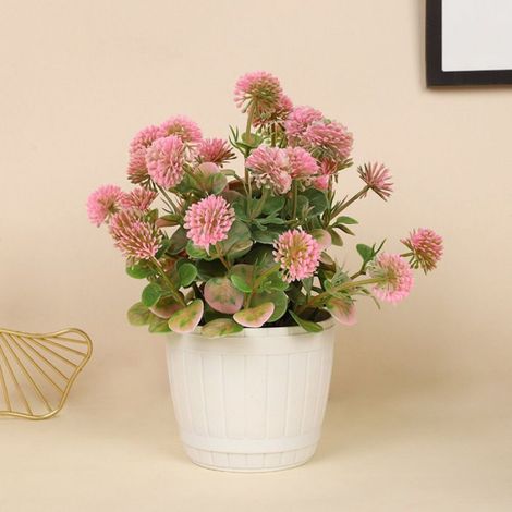 -1PCS FLEUR-PLANTE ARTIFICIELLE, Pièces pour la maison, plante en pot de fleurs artificielles -Fleurs de lilas, Rose (1/3)