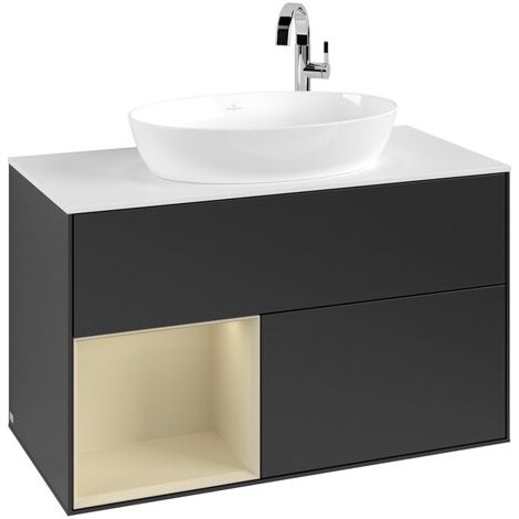 Villeroy & Boch F891HJPD Armoire sous lavabo Finion F89 (1/3)