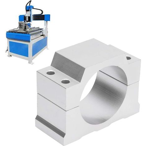 Montagehalterung für Graviermotor, 52 mm Durchmesser, mit vier Befestigungsschrauben, Zubehör für CNC-Fräsmaschine (1/5)