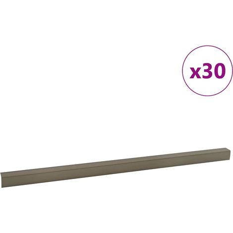 Nez de marche 30 pcs Champagne 67 x 3.5 x 3 cm Aluminium (1/5)