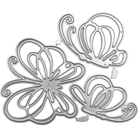 Découpe Métal Papillon pour Scrapbooking DIY - Poinçon à Estamper Cartes Albums (1/4)