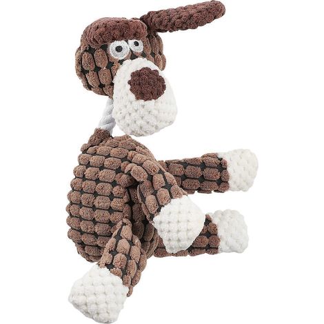 Peluche âne pour animaux de compagnie compatible avec les chiens et jouets en peluche marron (1/5)
