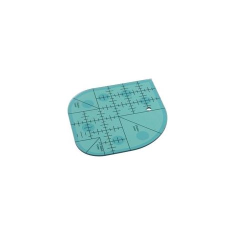 Règle de couture en acrylique à coins arrondis, gabarit de couture pour patchwork, outil de patchwork, fournitures de couture DIY (1/5)