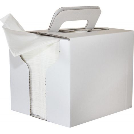 WIPEX SUPREME toallitas blancas 80 toallitas 30 x 38cm (paquete de 8