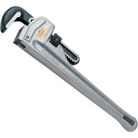 Aluminum Straight Pipe Wrench 450mm (18in) RID31100
