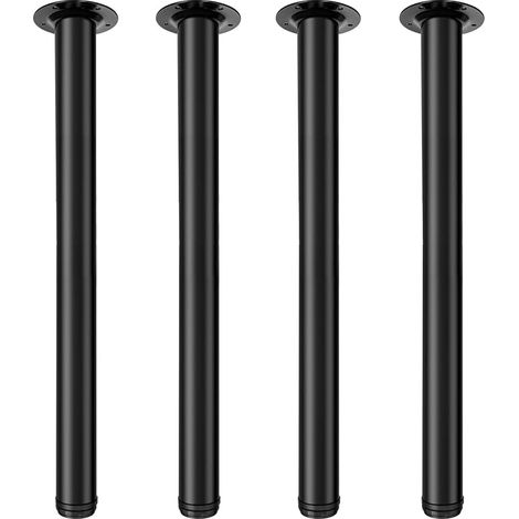 Adjustable Table Legs 50 cm, Metal Furniture Legs, Diameter 50 mm, Steel Support for Coffee Table (1/5)