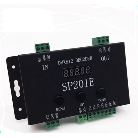 Le contrôleur de couleur SP201E et le décodeur DMX512 prennent en charge 3072 canaux et sont compatibles avec divers circuits intégrés.