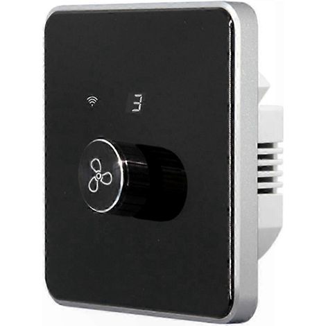 WLAN-Deckenventilatorschalter, 5 Geschwindigkeitsstufen, Drehknopf, Alexa-kompatibel, EU-Standard, intelligente Fernbedienung für den Heimgebrauch. (1/5)
