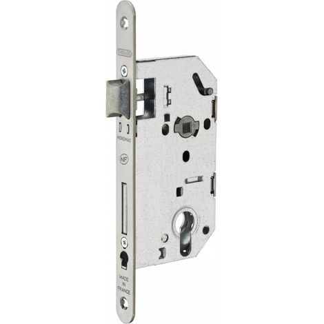 FERCO Gâche centrale bois - Bois - jeu de 12 mm - rainure 7/8 x 4 mm - Pour Europa - Fercomatic butée réglable - droite - G-22873-07-R-1