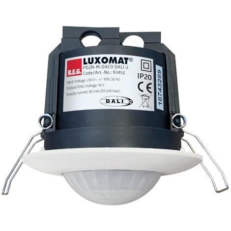 beg-bruck PD2N-M-DACO DALI-2 sensore di presenza bianco soffitto Ø 84mm