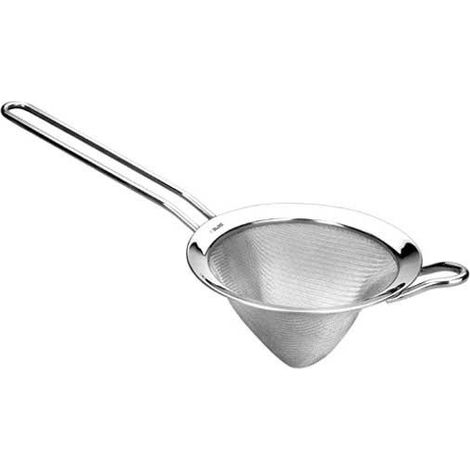 ibili Colador clásico cónico plateado de acero inoxidable