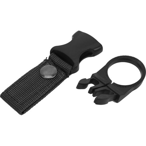 Porte-bouteille universel noir pour vélo, randonnée et sports extérieurs - fixation rapide et robuste