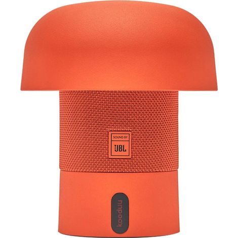 Kooduu Sensa Play Mini, altoparlante bluetooth con lampada LED, JBL, 8W, IP53, batteria ricaricabile USB-C, arancione