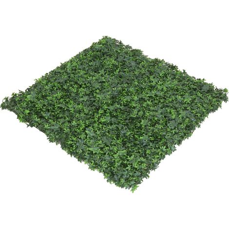 Feuillage artificiel 1 m x 1 m Lierre vert (1/4)