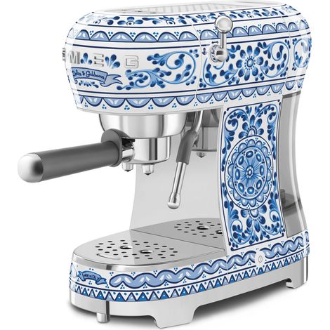 Smeg – Cafetière à piston ECF02DGBEU – 15 bar – Réservoir 1,25L – Compatible grains de café – Système Thermoblock pour chauffe rapide (1/4)