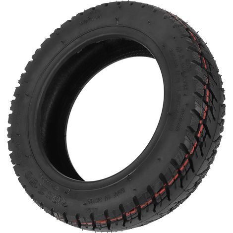 Pneu Ulip 10x2.5 Tubeless 60/85-6 pour trottinette électrique tout-terrain, 10 pouces, gonflable et anti-éclatement, avec embout. (1/4)